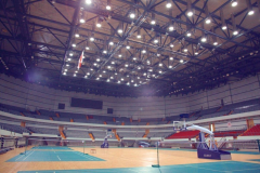 山东大学综合体育馆场内全景